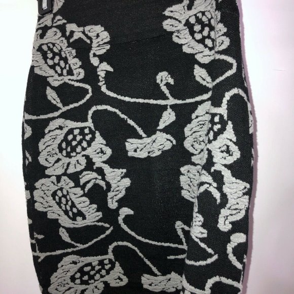 Sao Paulo Womens Skirt Black Gray Mini Size 2 - Picture 3 of 5